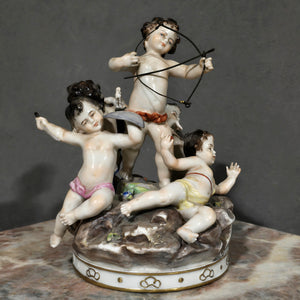 Antica composizione porcellana Capodimonte