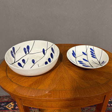 Set piatto e ciotola da portata Ernestine CAPRI mid-century