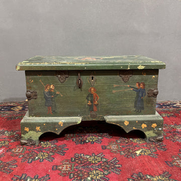 Antica Cassa Dipinta XIX secolo - Vassallo Antiques Antiquariato Online