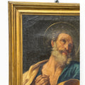 Antico Dipinto Pentimento di San Pietro XIX secolo - Vassallo Antiques Antiquariato Online
