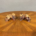 Coppia di Cani di Foo in pietra saponaria - Vassallo Antiques Antiquariato Online