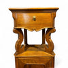 Elegante Comodino a virgola fine '800 - Vassallo Antiques Antiquariato Online