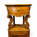 Elegante Comodino a virgola fine '800 - Vassallo Antiques Antiquariato Online
