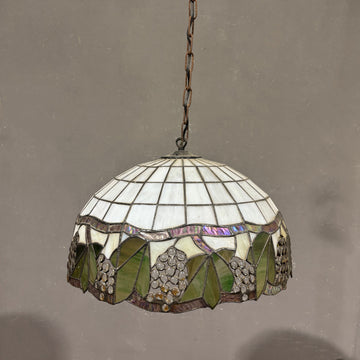Lampadario "Handmade stained glass design Victoria" in stile Tiffany