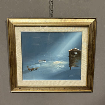 Quadro paesaggio marino, Guida - Vassallo Antiques Antiquariato Online