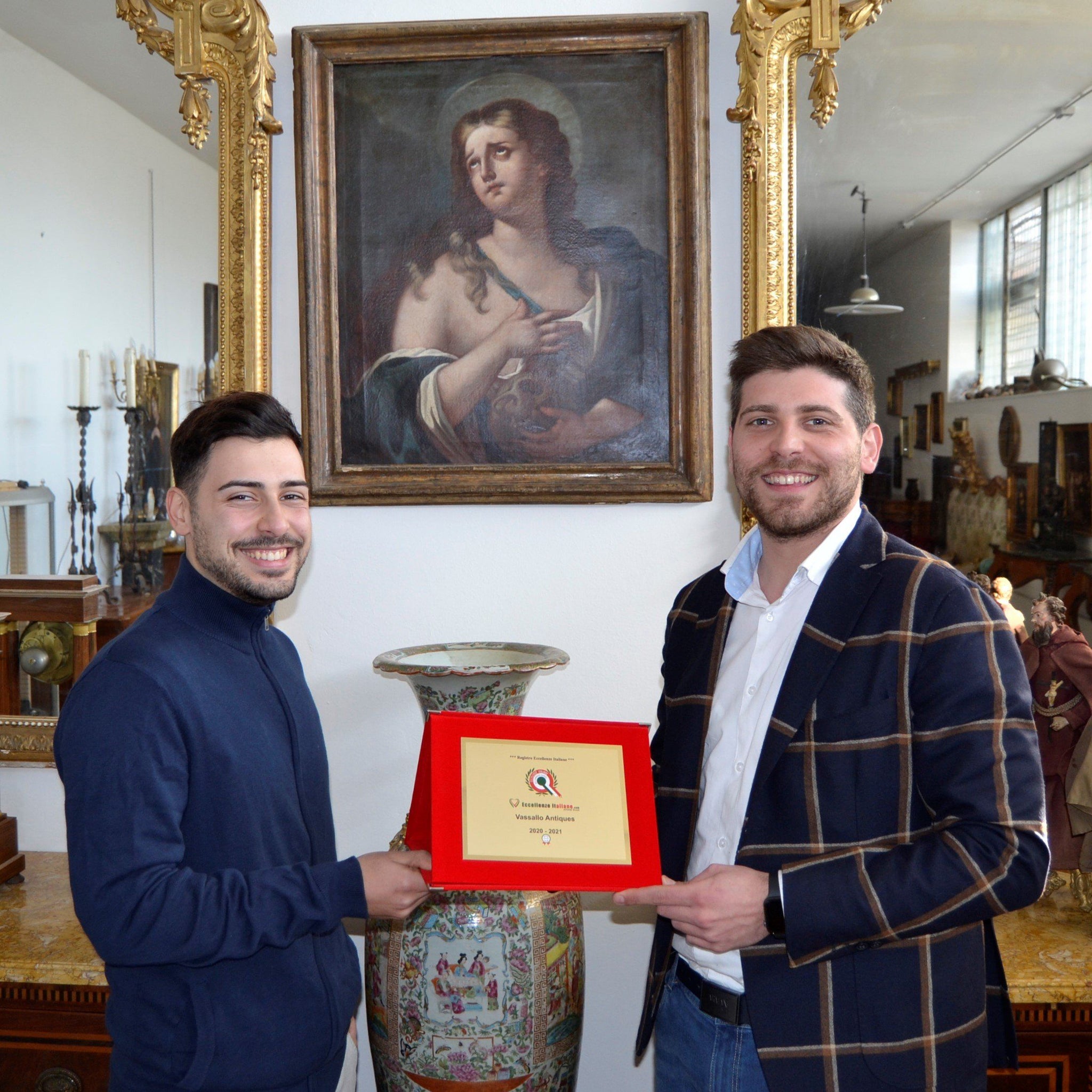 Vassallo Antiques riceve il marchio Eccellenza Italiana 2020/2021 - Vassallo Antiques Antiquariato Online