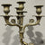 Ancient pair of gilt bronze candlesticks