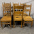 Antique set of six chairs restored from the late 1800s