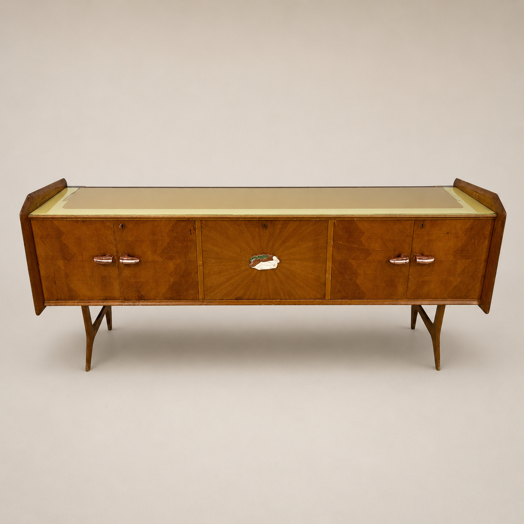 Elegante Sideboard Italiana di Design Anni ’60 in Palissandro
