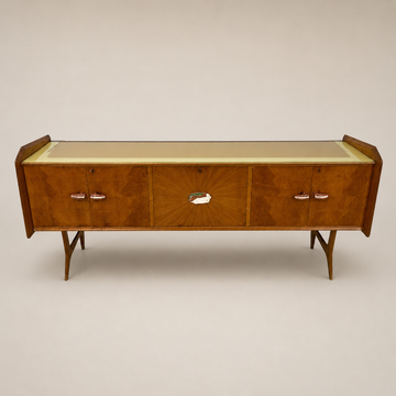 Elegante Sideboard Italiana di Design Anni ’60 in Palissandro