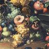 Antico Dipinto Natura morta con fiori e frutta