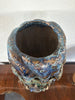 Vaso Antico in Grès di Shiwan Firmato "Pan Ji" – Scena di Saggi nel Paesaggio – Cina, Dinastia Qing (XIX Secolo)