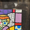 Serigrafia di Romero Britto "Coppia innamorata"