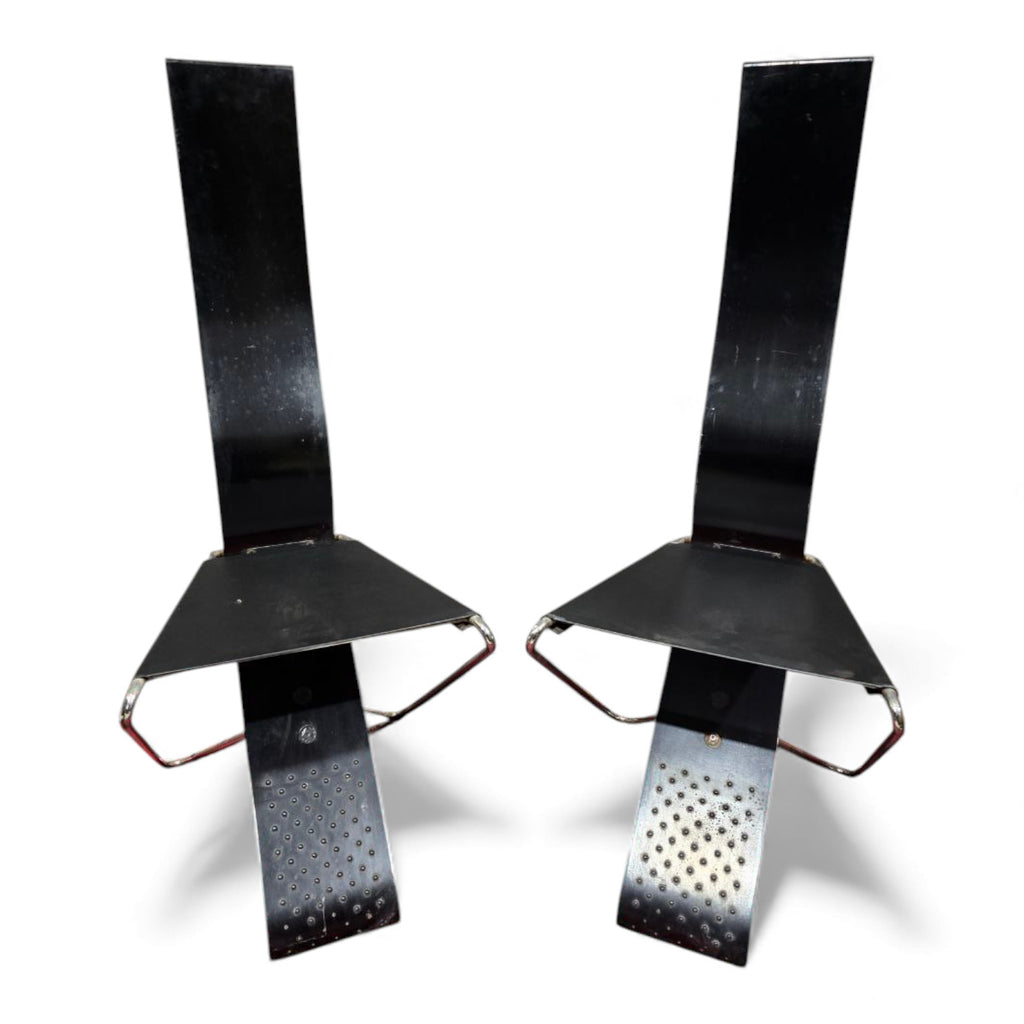 Coppia di sedie della Serie Impronta di Pietro Arosio