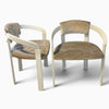 Coppia di poltroncine danesi anni '60 stile Tobia Scarpa