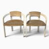 Coppia di poltroncine danesi anni '60 stile Tobia Scarpa