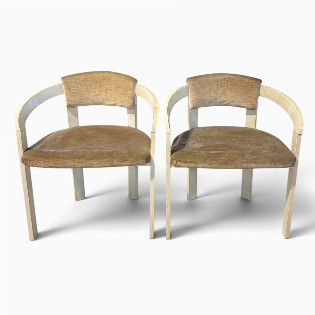 Coppia di poltroncine danesi anni '60 stile Tobia Scarpa