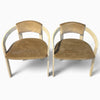 Coppia di poltroncine danesi anni '60 stile Tobia Scarpa
