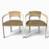 Coppia di poltroncine danesi anni '60 stile Tobia Scarpa
