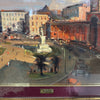 Veduta di Piazza Dante - olio su tavola