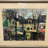 Acquerello gouache XX secolo Elaine ADINGRA - Vassallo Antiques Antiquariato Online