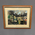 Acquerello gouache XX secolo Elaine ADINGRA - Vassallo Antiques Antiquariato Online