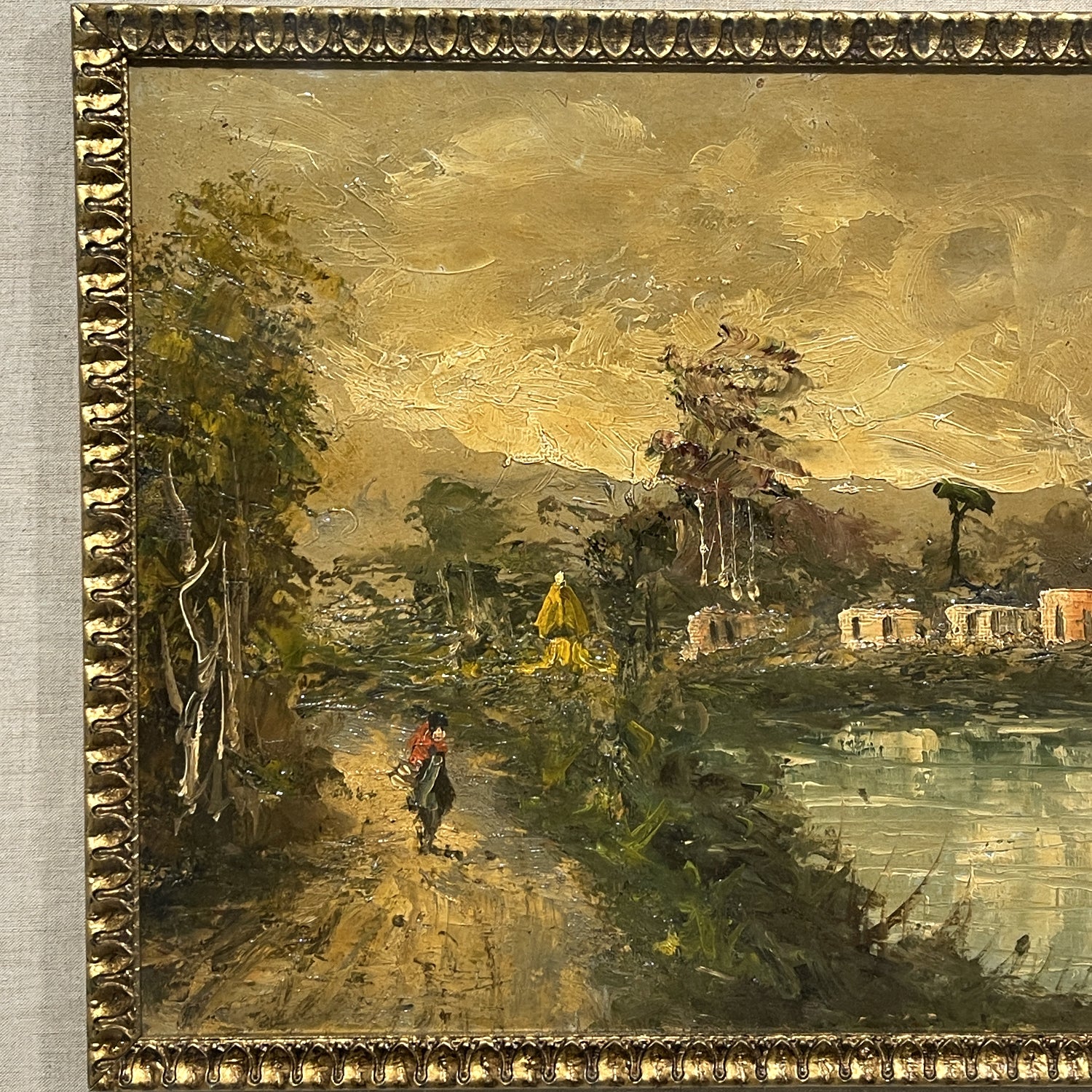A.Giordano Dipinto ad olio su tavola - Vassallo Antiques Antiquariato Online