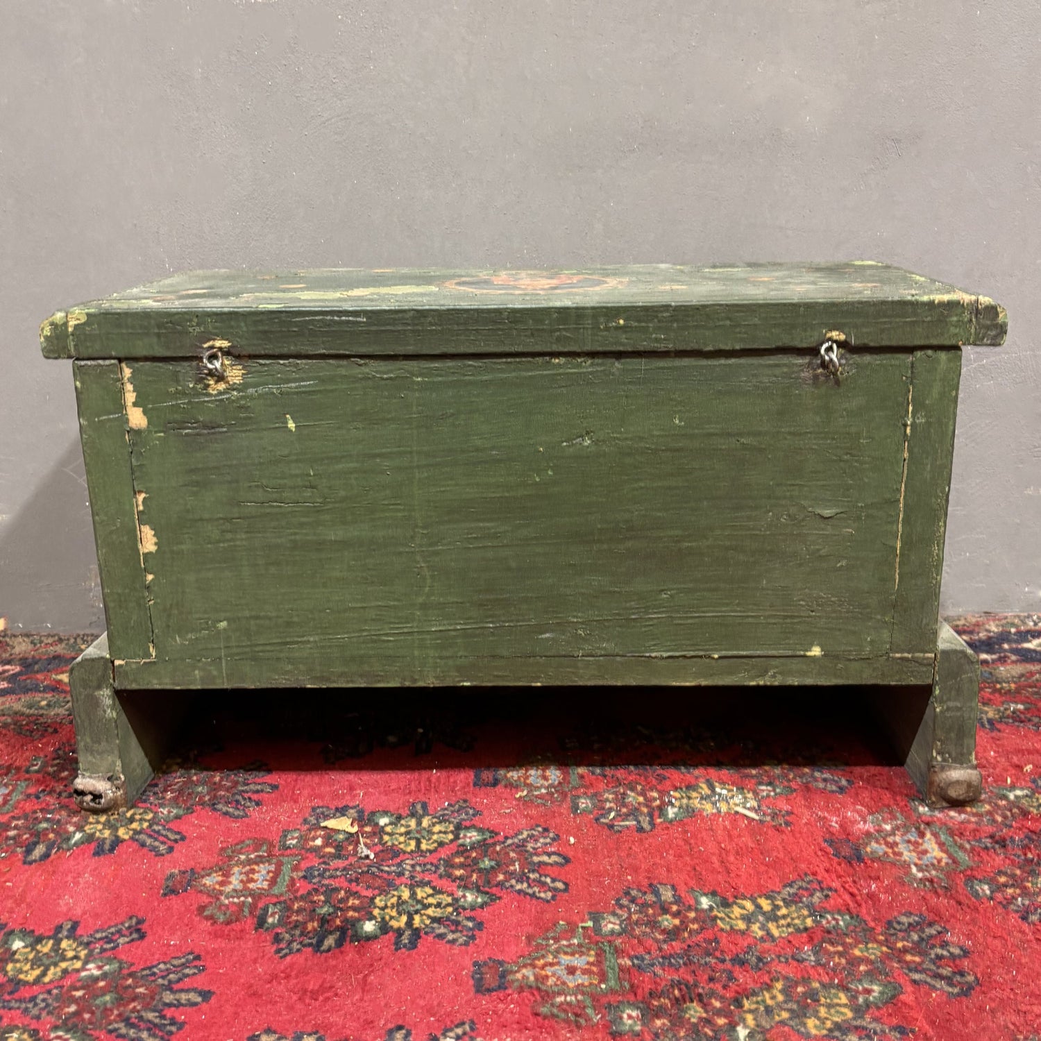 Antica Cassa Dipinta XIX secolo - Vassallo Antiques Antiquariato Online