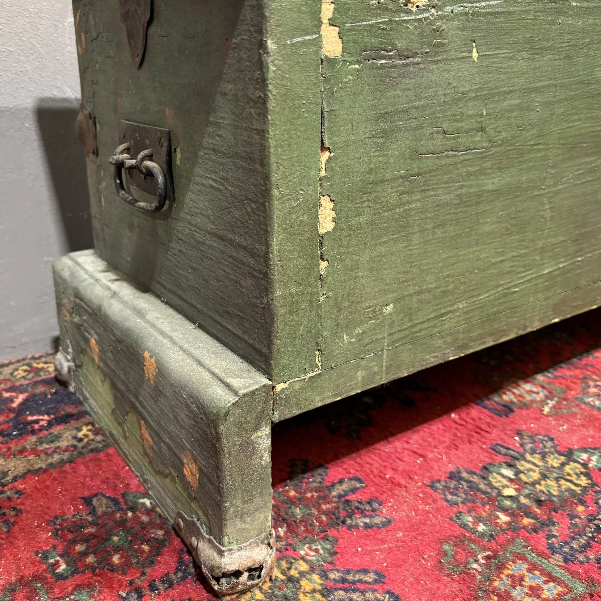 Antica Cassa Dipinta XIX secolo - Vassallo Antiques Antiquariato Online