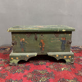 Antica Cassa Dipinta XIX secolo - Vassallo Antiques Antiquariato Online