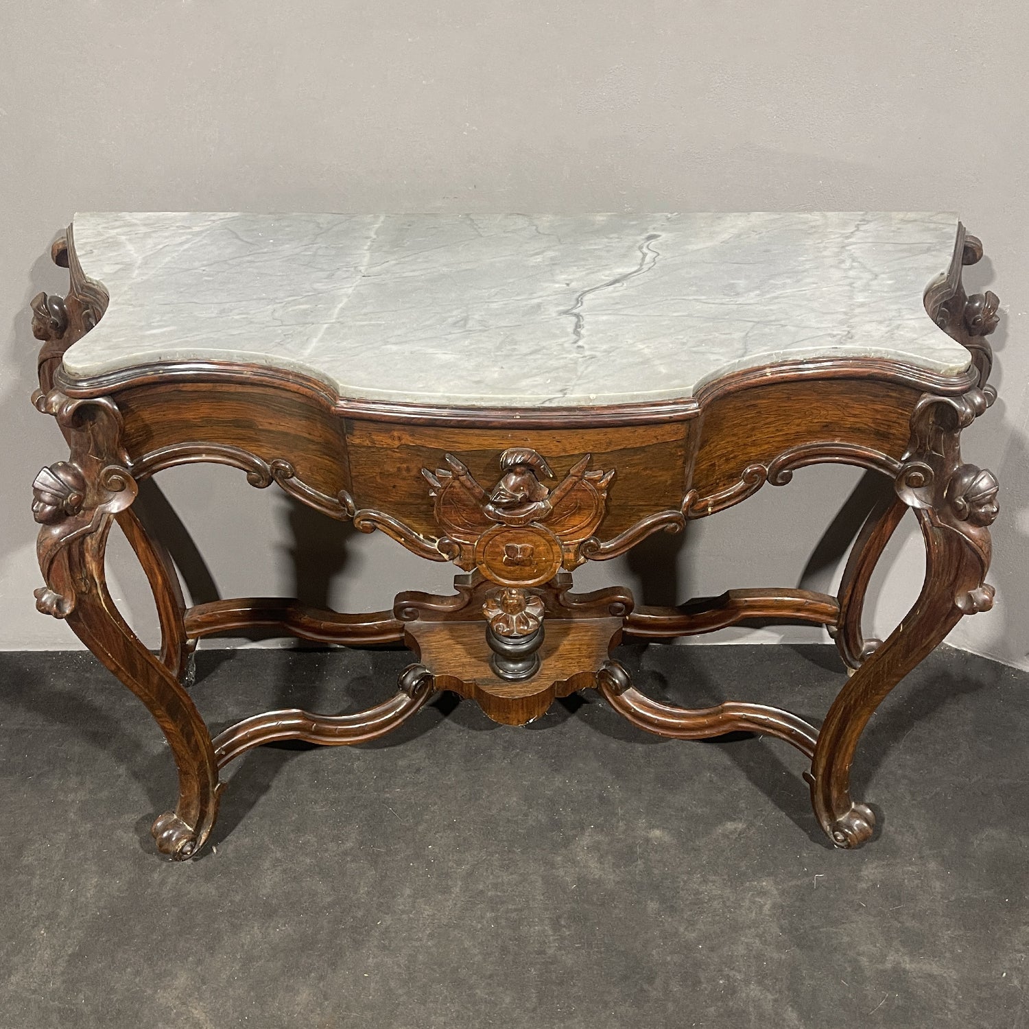 Antica consolle in noce XIX secolo - Vassallo Antiques Antiquariato Online