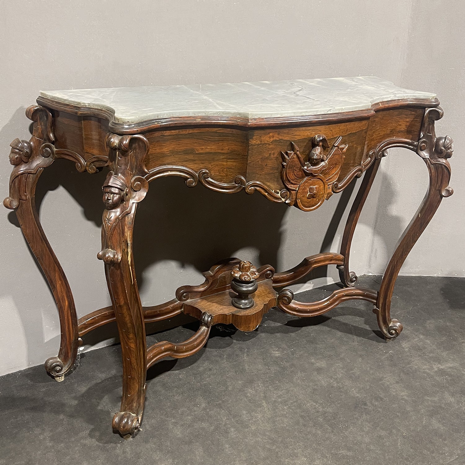 Antica consolle in noce XIX secolo - Vassallo Antiques Antiquariato Online