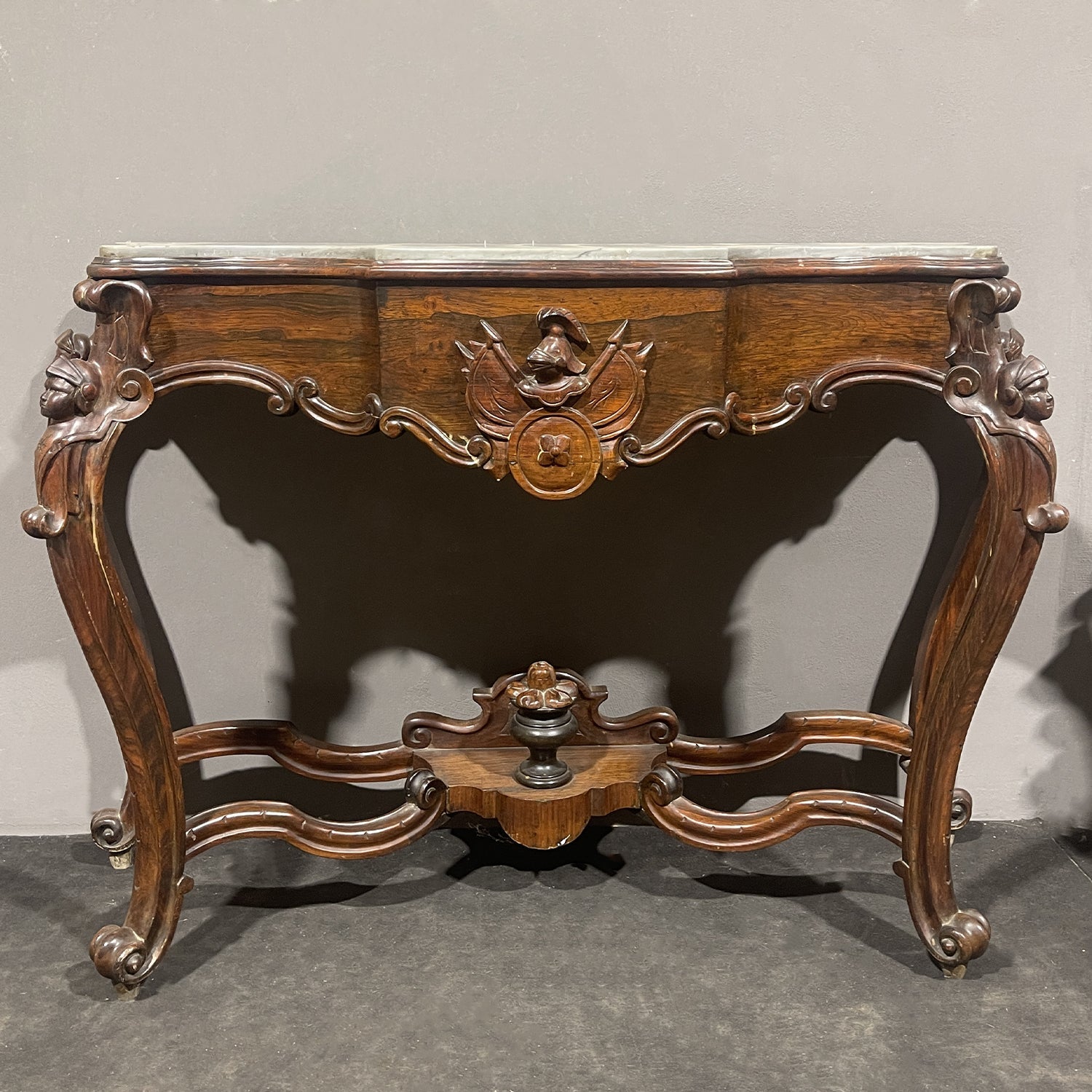 Antica consolle in noce XIX secolo - Vassallo Antiques Antiquariato Online