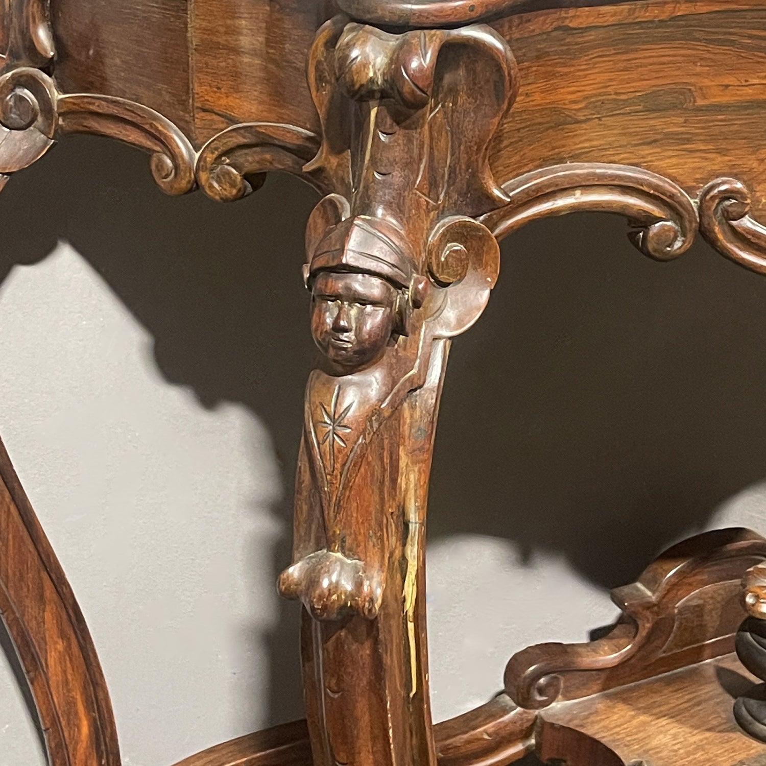 Antica consolle in noce XIX secolo - Vassallo Antiques Antiquariato Online