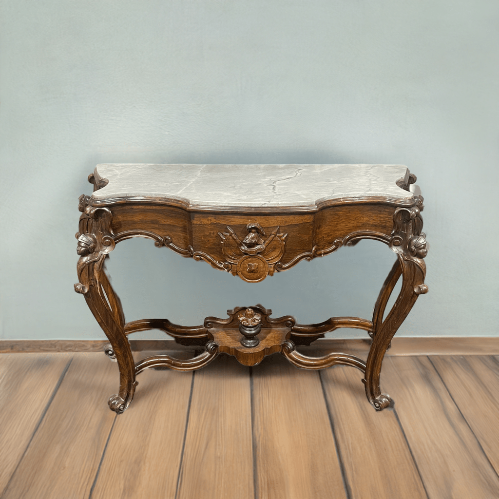 Antica consolle in noce XIX secolo - Vassallo Antiques Antiquariato Online
