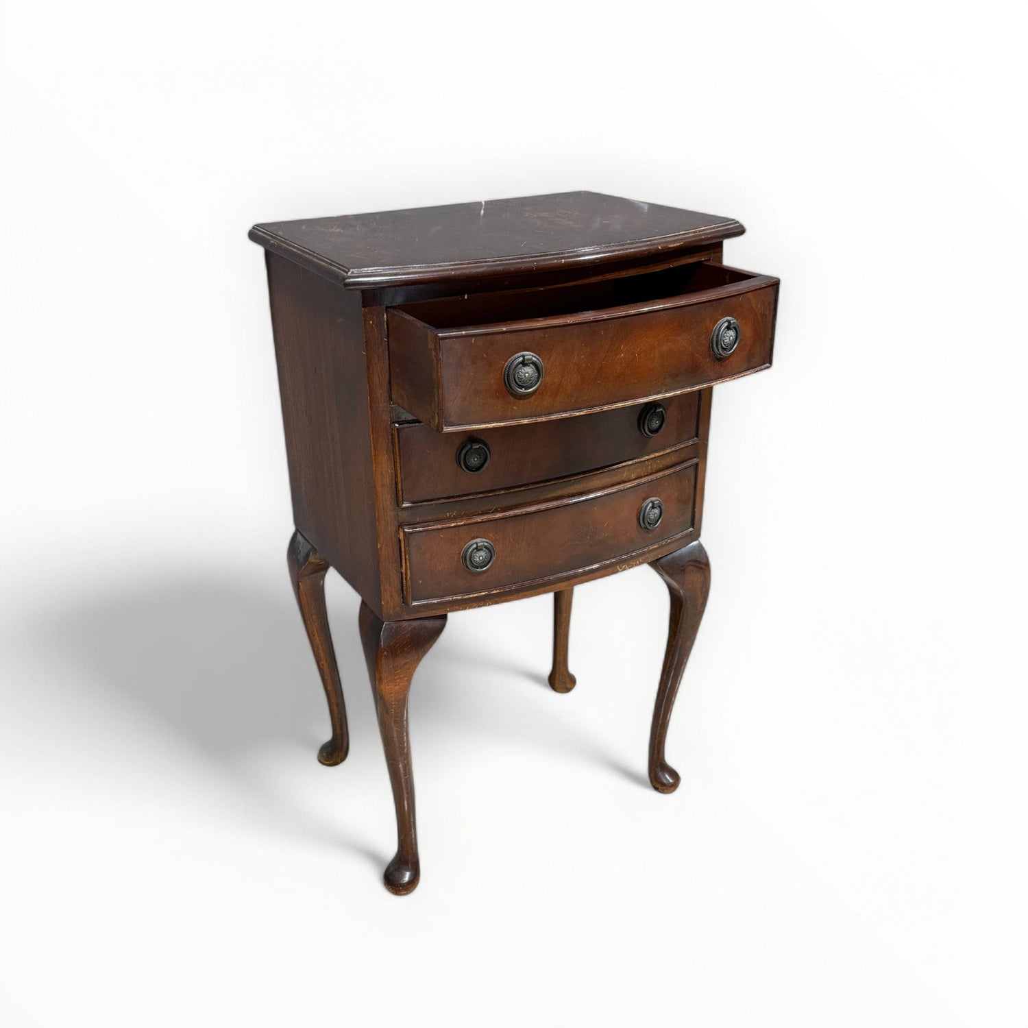 Antica Coppia comodini in piuma di mogano - Vassallo Antiques Antiquariato Online