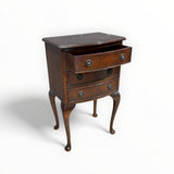 Antica Coppia comodini in piuma di mogano - Vassallo Antiques Antiquariato Online