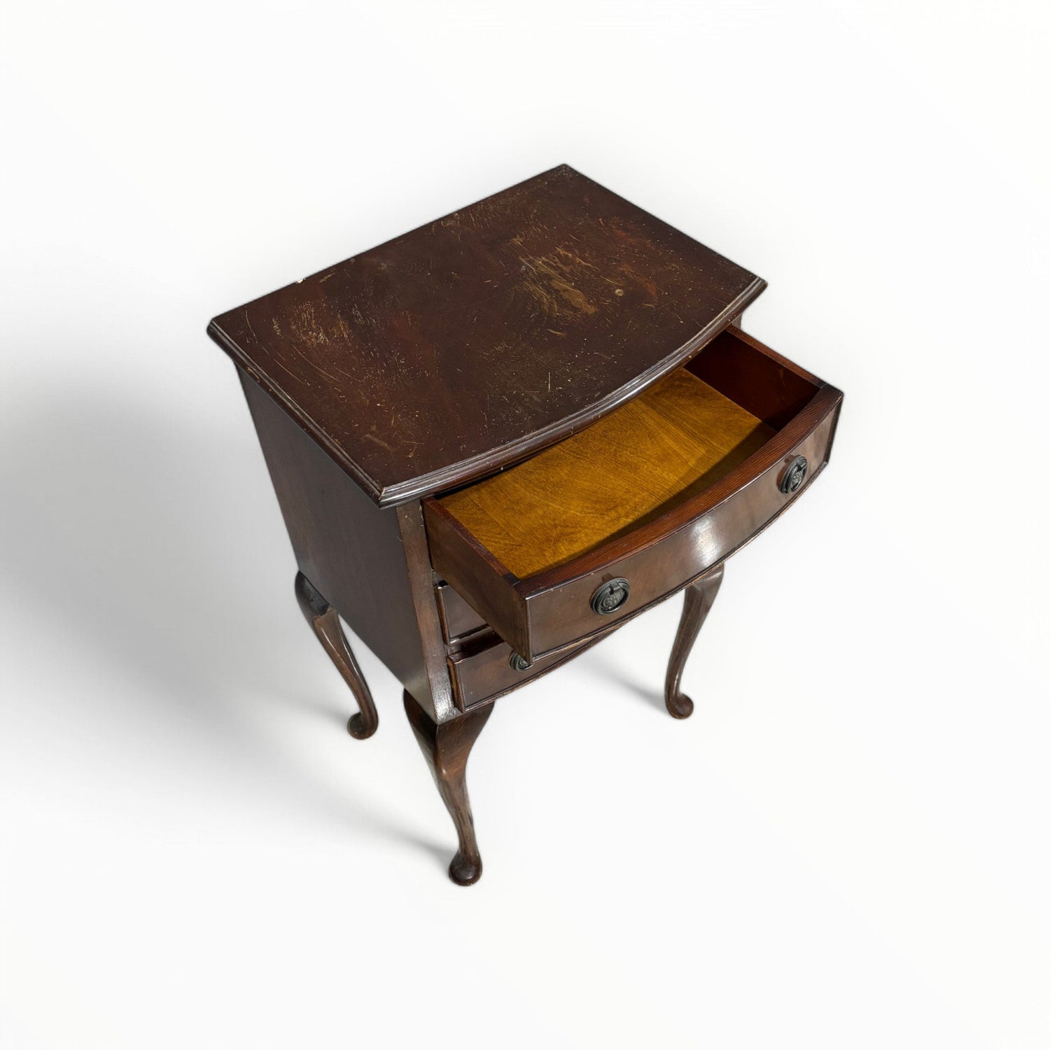 Antica Coppia comodini in piuma di mogano - Vassallo Antiques Antiquariato Online