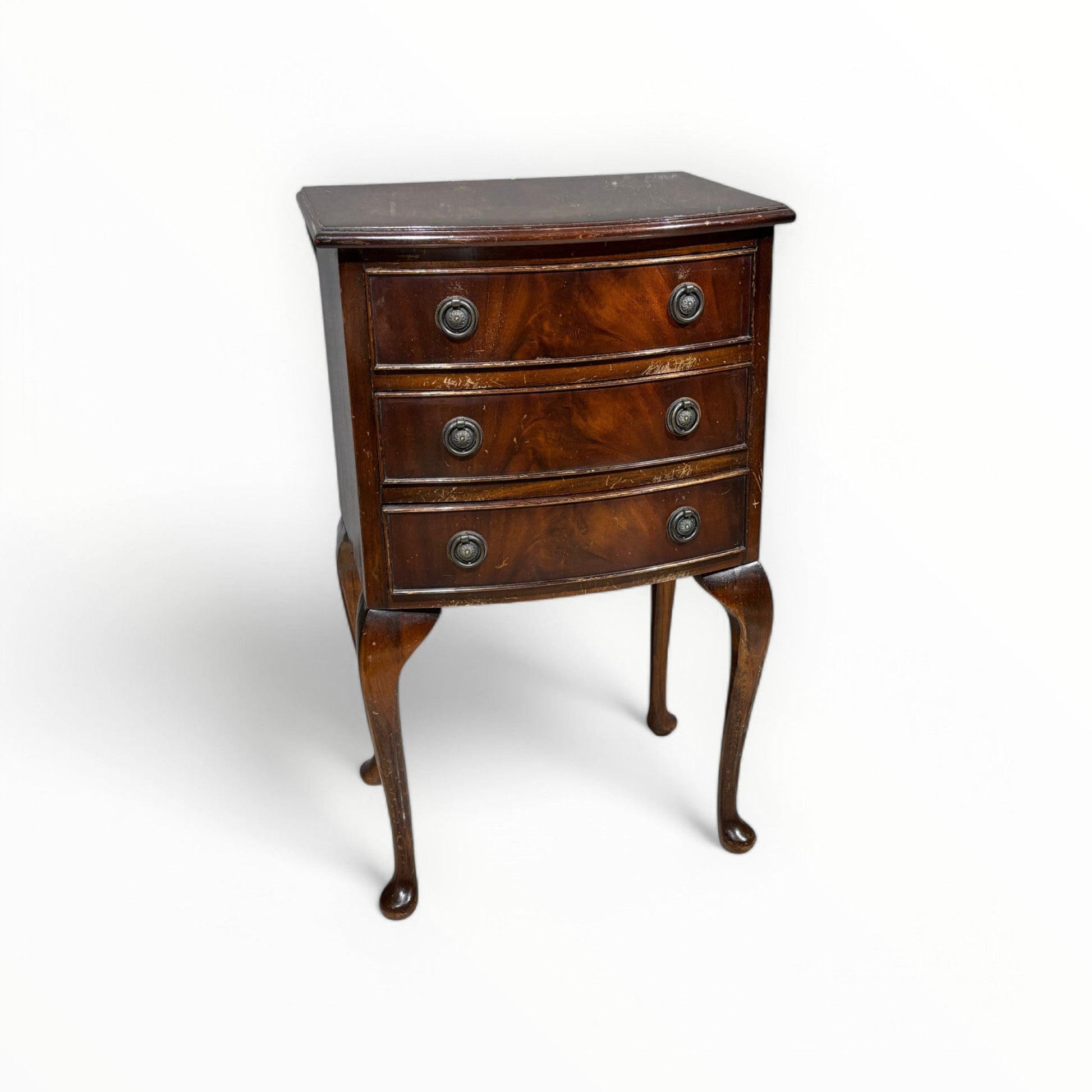 Antica Coppia comodini in piuma di mogano - Vassallo Antiques Antiquariato Online