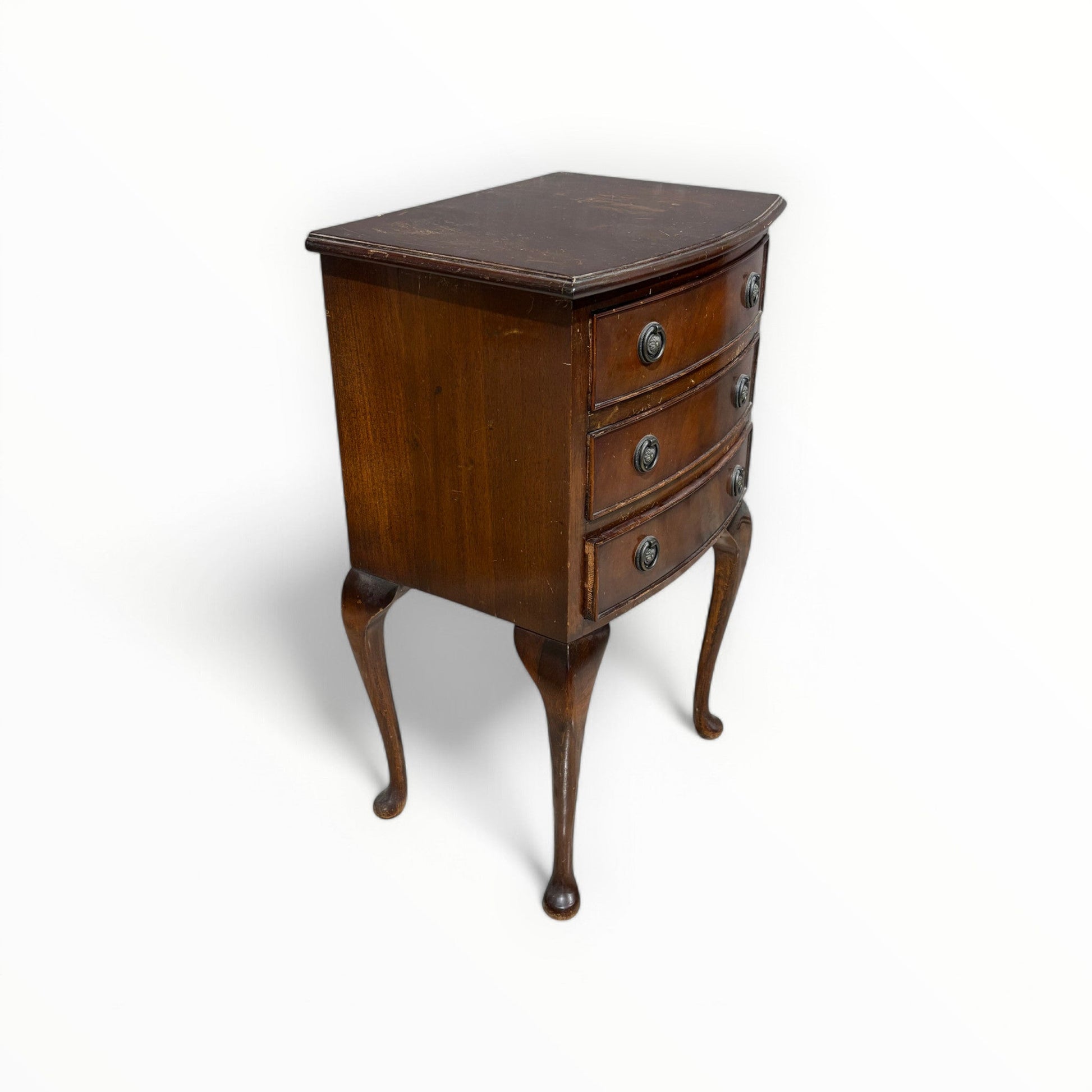 Antica Coppia comodini in piuma di mogano - Vassallo Antiques Antiquariato Online