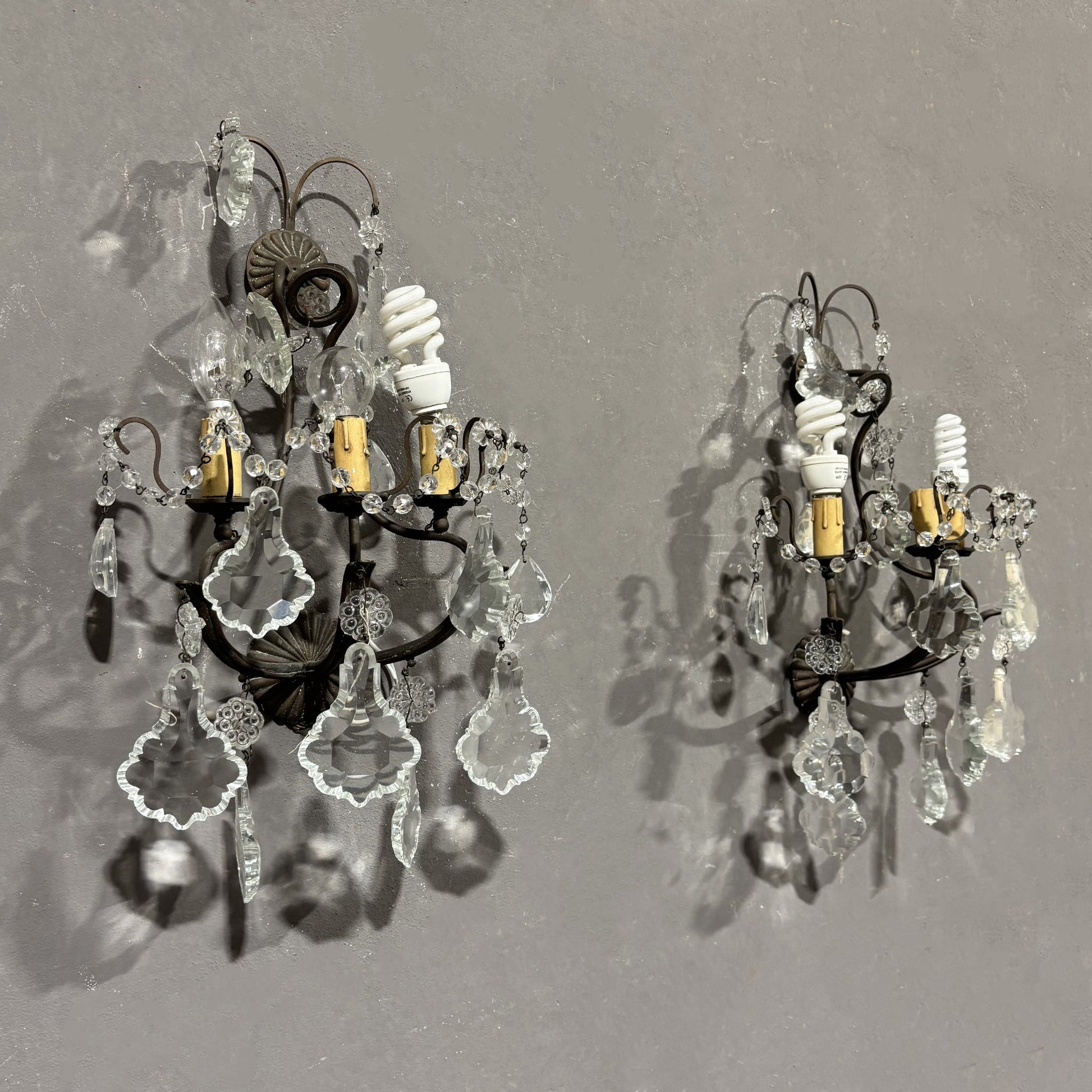 Antica coppia di applique - Vassallo Antiques Antiquariato Online