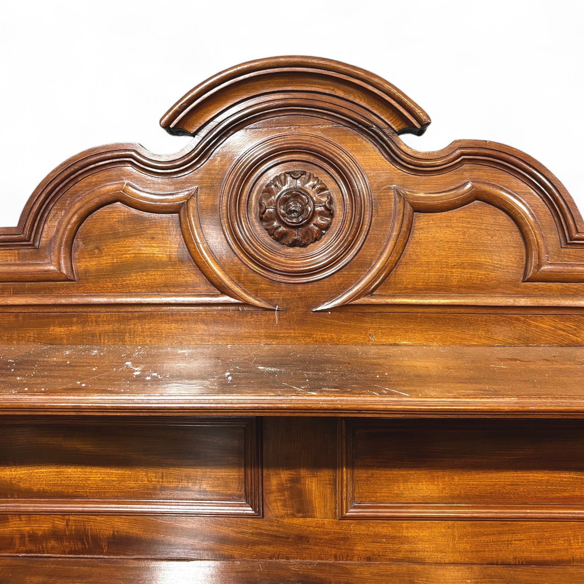 Antica Credenza con Alzata Luigi Filippo - Vassallo Antiques Antiquariato Online