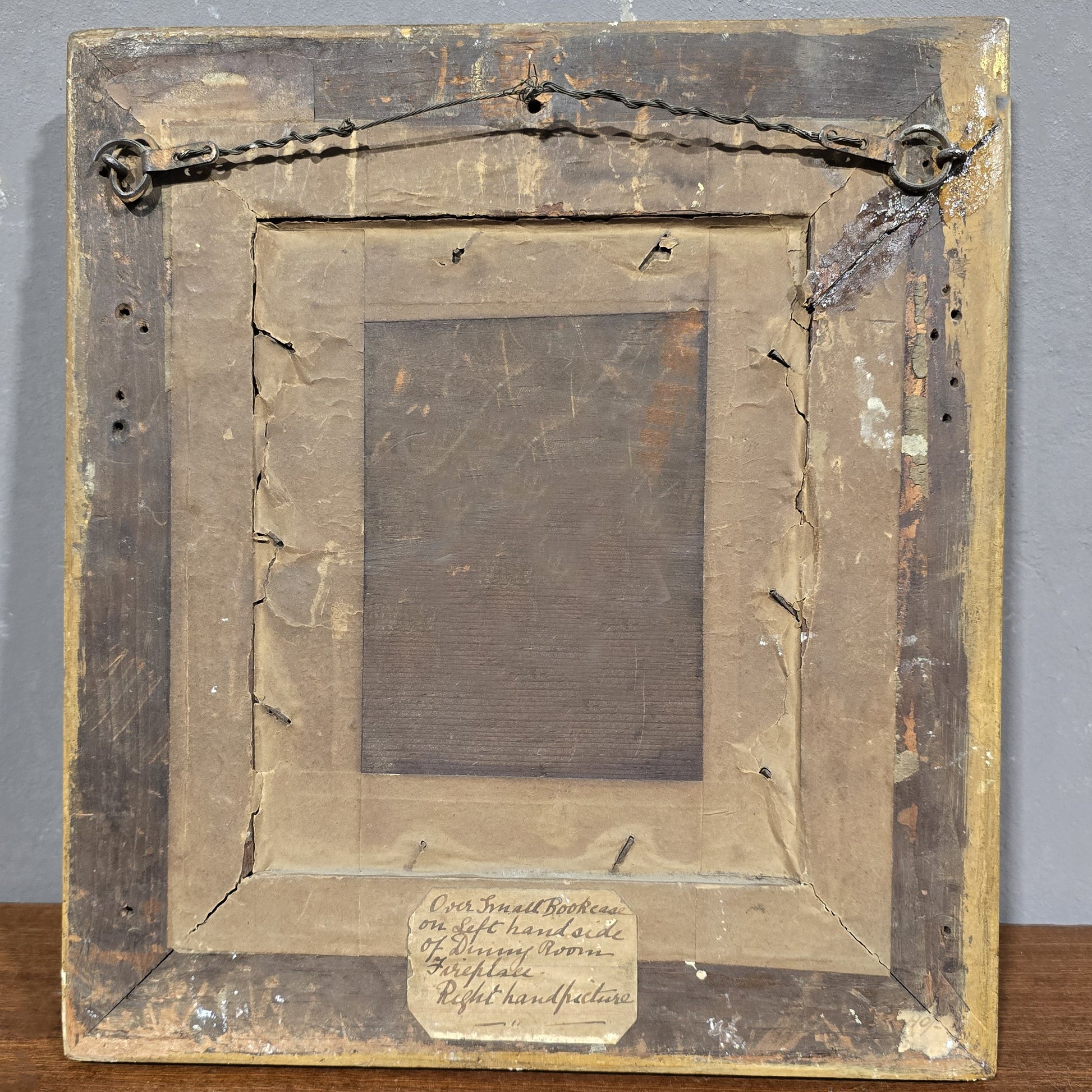 Antica placca in porcellana dipinta XIX secolo - Vassallo Antiques Antiquariato Online