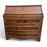 Antica ribalta intarsiata Luigi XVI - Vassallo Antiques Antiquariato Online
