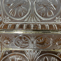 Antica scatola portagioie in vetro molato - Vassallo Antiques Antiquariato Online