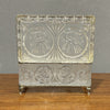 Antica scatola portagioie in vetro molato - Vassallo Antiques Antiquariato Online