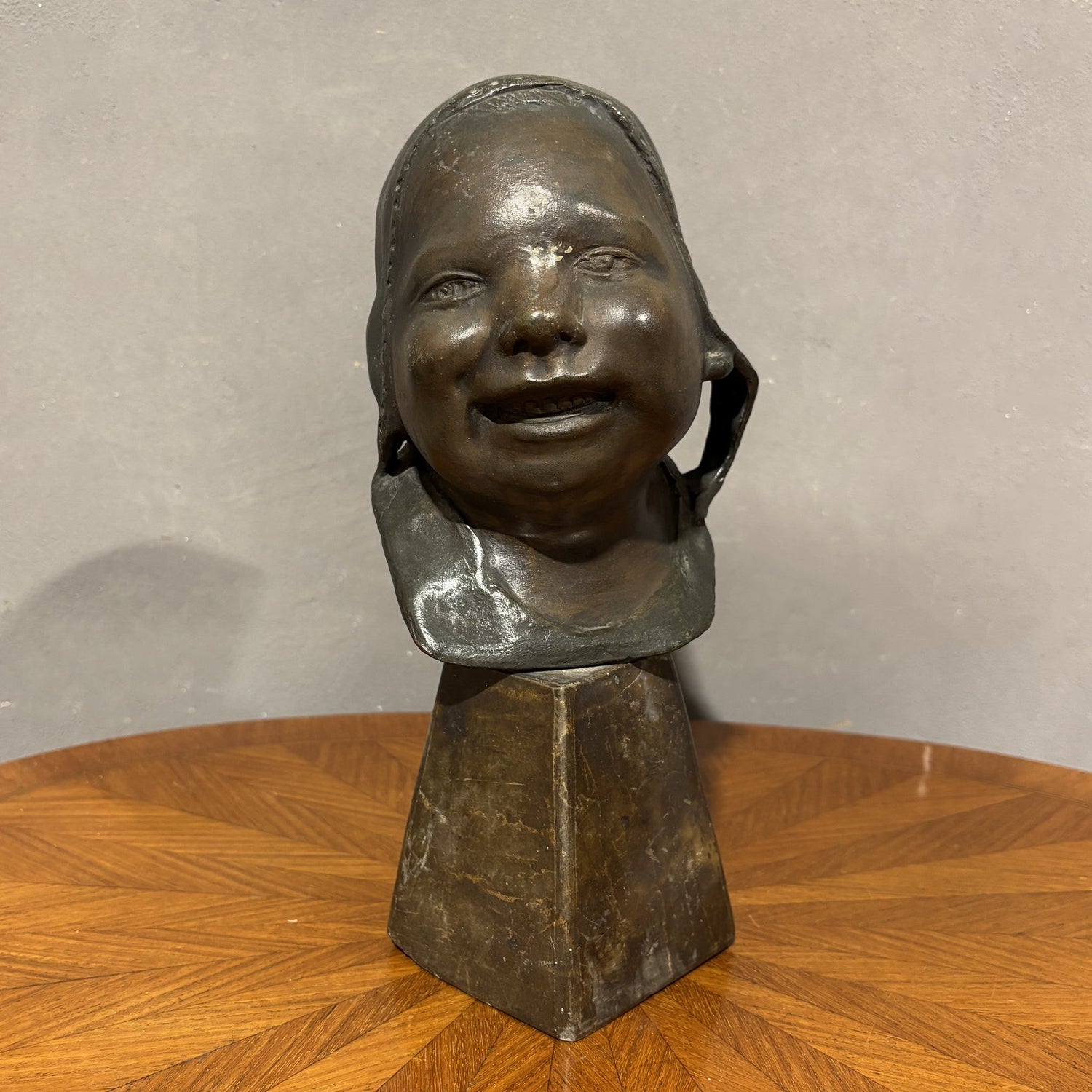 Antica Scultura in bronzo firmata Gatto - Vassallo Antiques Antiquariato Online