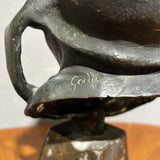Antica Scultura in bronzo firmata Gatto - Vassallo Antiques Antiquariato Online