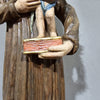 Antica Scultura Lignea policroma S.Antonio - Vassallo Antiques Antiquariato Online