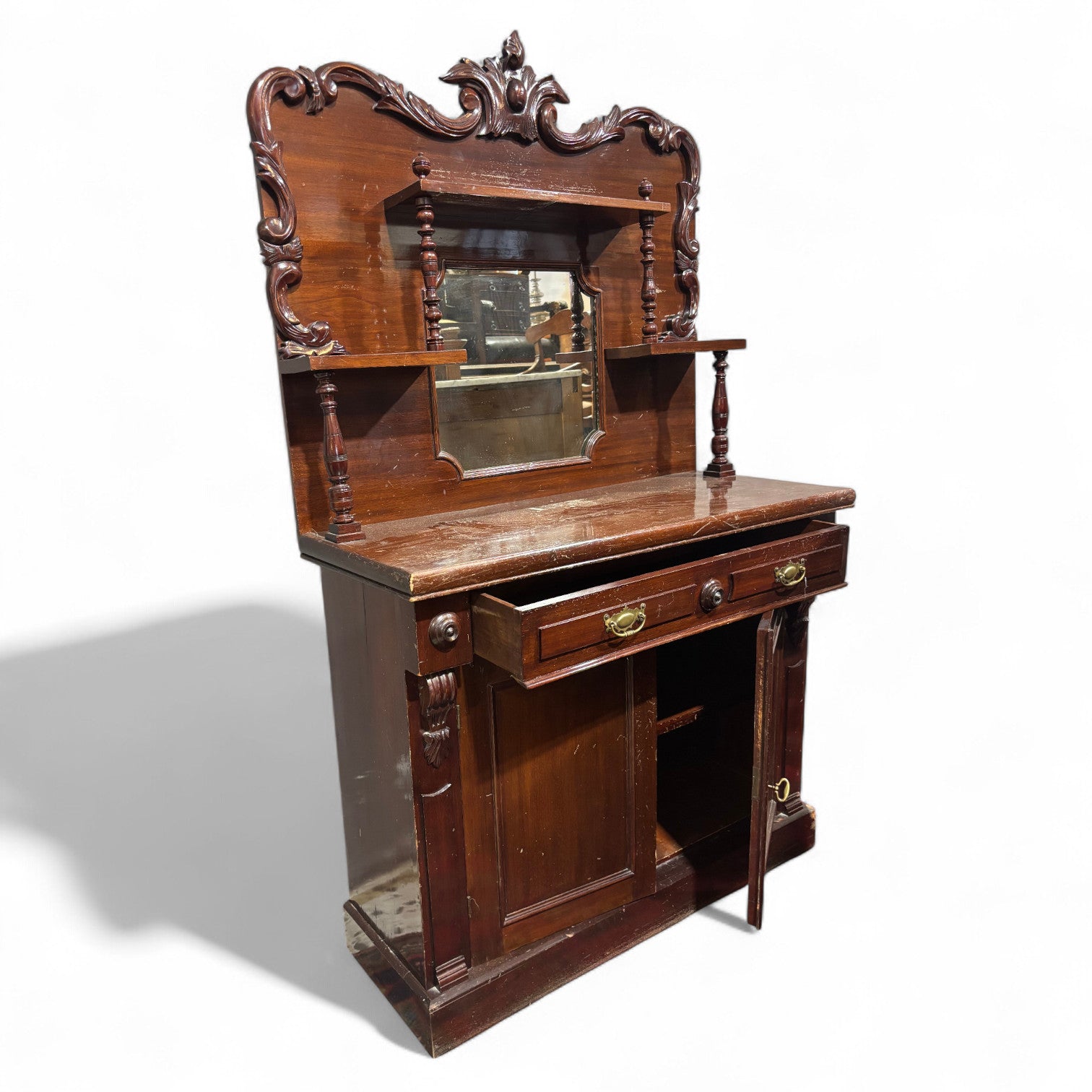 Antica Servantina a due ante Vittoriana - Vassallo Antiques Antiquariato Online